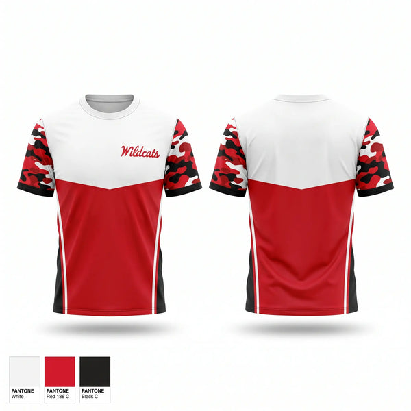 Short Sleeve Performance Shirt, Wildcats, , Teamtime, Team time, sublimation, custom sports apparel, team uniforms, spirit wear, spiritwear, sports uniforms, custom shirts, team store, custom team store, fundraiser sports, apparel fundraiser