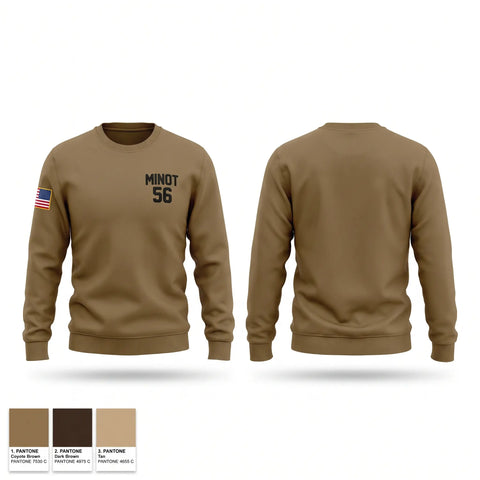 Crew Neck Sweatshirt, Minot 5/6, Air Force, Teamtime, Team time, sublimation, custom sports apparel, team uniforms, spirit wear, spiritwear, sports uniforms, custom shirts, team store, custom team store, fundraiser sports, apparel fundraiser