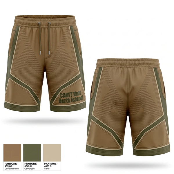 Athletic Shorts With Pockets, CNATT Unit North Island, Navy, Teamtime, Team time, sublimation, custom sports apparel, team uniforms, spirit wear, spiritwear, sports uniforms, custom shirts, team store, custom team store, fundraiser sports, apparel fundraiser