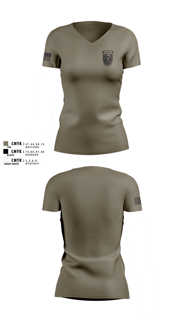 Womens Short Sleeve Vneck Shirt, Death DealersDeath Dealers Airsoft, Spirit Store, Teamtime, Team time, sublimation, custom sports apparel, team uniforms, spirit wear, spiritwear, sports uniforms, custom shirts, team store, custom team store, fundraiser sports, apparel fundraiser
