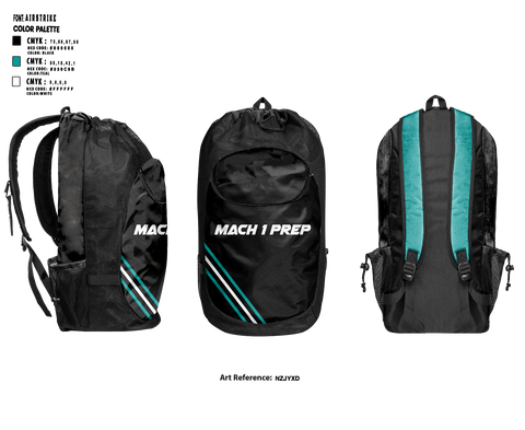 Gear Bag, Mach 1 Prep, Track & Field, Teamtime, Team time, sublimation, custom sports apparel, team uniforms, spirit wear, spiritwear, sports uniforms, custom shirts, team store, custom team store, fundraiser sports, apparel fundraiser