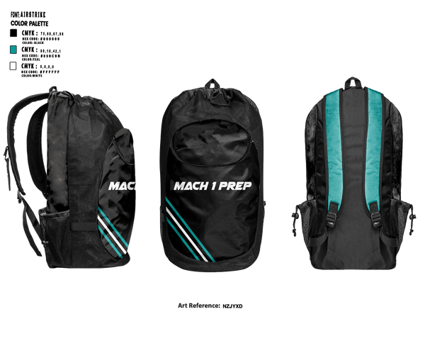 Gear Bag, Mach 1 Prep, Track & Field, Teamtime, Team time, sublimation, custom sports apparel, team uniforms, spirit wear, spiritwear, sports uniforms, custom shirts, team store, custom team store, fundraiser sports, apparel fundraiser