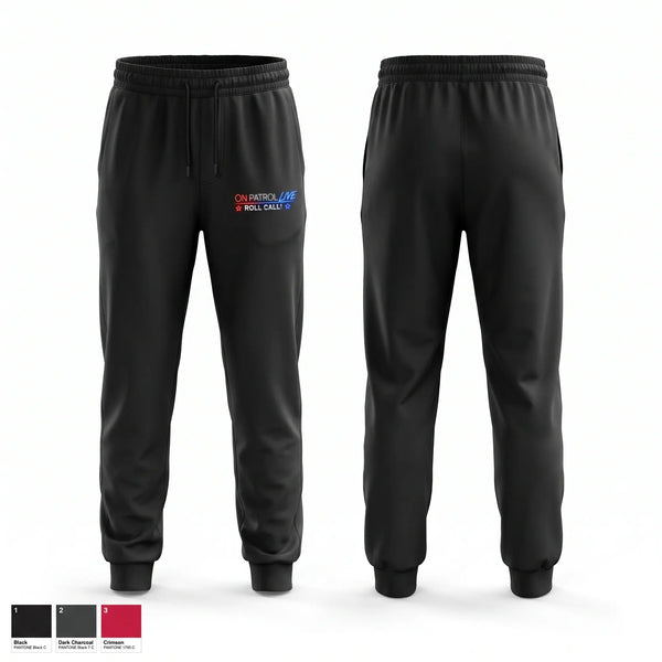 Sweatpants, On Patrol Live, Police, Teamtime, Team time, sublimation, custom sports apparel, team uniforms, spirit wear, spiritwear, sports uniforms, custom shirts, team store, custom team store, fundraiser sports, apparel fundraiser