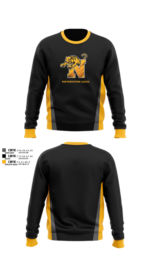 Crew Neck Sweatshirt, Northwestern Lehigh, , Teamtime, Team time, sublimation, custom sports apparel, team uniforms, spirit wear, spiritwear, sports uniforms, custom shirts, team store, custom team store, fundraiser sports, apparel fundraiser