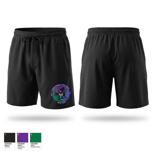 Athletic Shorts With Pockets, New York Counterdrug Task Force, Police, Teamtime, Team time, sublimation, custom sports apparel, team uniforms, spirit wear, spiritwear, sports uniforms, custom shirts, team store, custom team store, fundraiser sports, apparel fundraiser