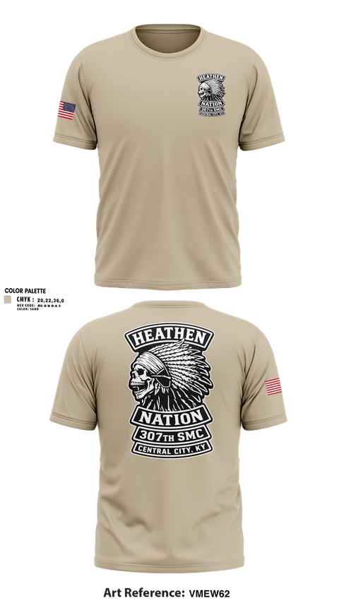 Short Sleeve Performance Shirt, 307th SMC, National Guard, Teamtime, Team time, sublimation, custom sports apparel, team uniforms, spirit wear, spiritwear, sports uniforms, custom shirts, team store, custom team store, fundraiser sports, apparel fundraiser