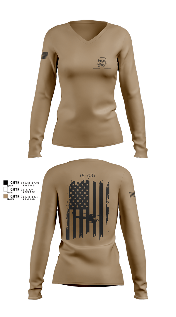 Womens Long Sleeve Vneck Shirt, TRF 911, , Teamtime, Team time, sublimation, custom sports apparel, team uniforms, spirit wear, spiritwear, sports uniforms, custom shirts, team store, custom team store, fundraiser sports, apparel fundraiser
