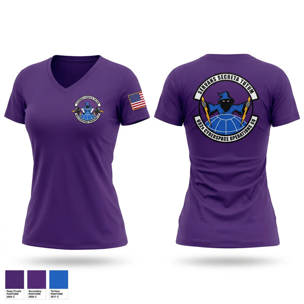 Womens Short Sleeve Vneck Shirt, 692 COS, Air Force, Teamtime, Team time, sublimation, custom sports apparel, team uniforms, spirit wear, spiritwear, sports uniforms, custom shirts, team store, custom team store, fundraiser sports, apparel fundraiser