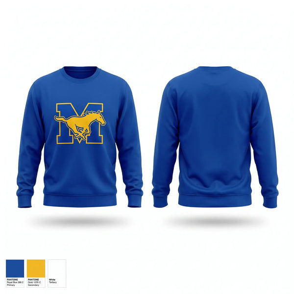 Crew Neck Sweatshirt, Marian Colts, Baseball, Teamtime, Team time, sublimation, custom sports apparel, team uniforms, spirit wear, spiritwear, sports uniforms, custom shirts, team store, custom team store, fundraiser sports, apparel fundraiser