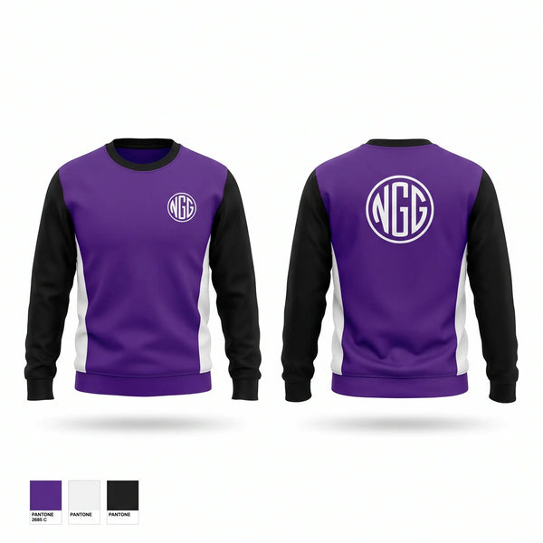 Crew Neck Sweatshirt, Hindman Park Ravens, Men's Basketball, Teamtime, Team time, sublimation, custom sports apparel, team uniforms, spirit wear, spiritwear, sports uniforms, custom shirts, team store, custom team store, fundraiser sports, apparel fundraiser