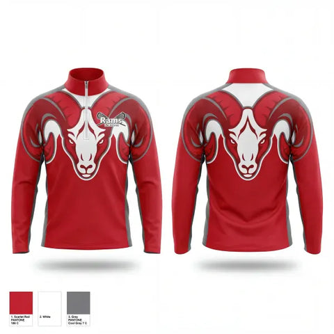 Quarter Zip Jacket, Suitland High School Lacrosse, Men's Lacrosse, Teamtime, Team time, sublimation, custom sports apparel, team uniforms, spirit wear, spiritwear, sports uniforms, custom shirts, team store, custom team store, fundraiser sports, apparel fundraiser