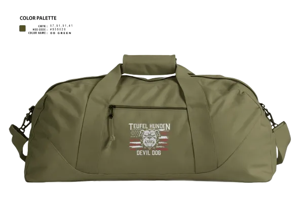 Duffle Bag, Kilo co. 3rd Btn 9th Marines, Marines, Teamtime, Team time, sublimation, custom sports apparel, team uniforms, spirit wear, spiritwear, sports uniforms, custom shirts, team store, custom team store, fundraiser sports, apparel fundraiser