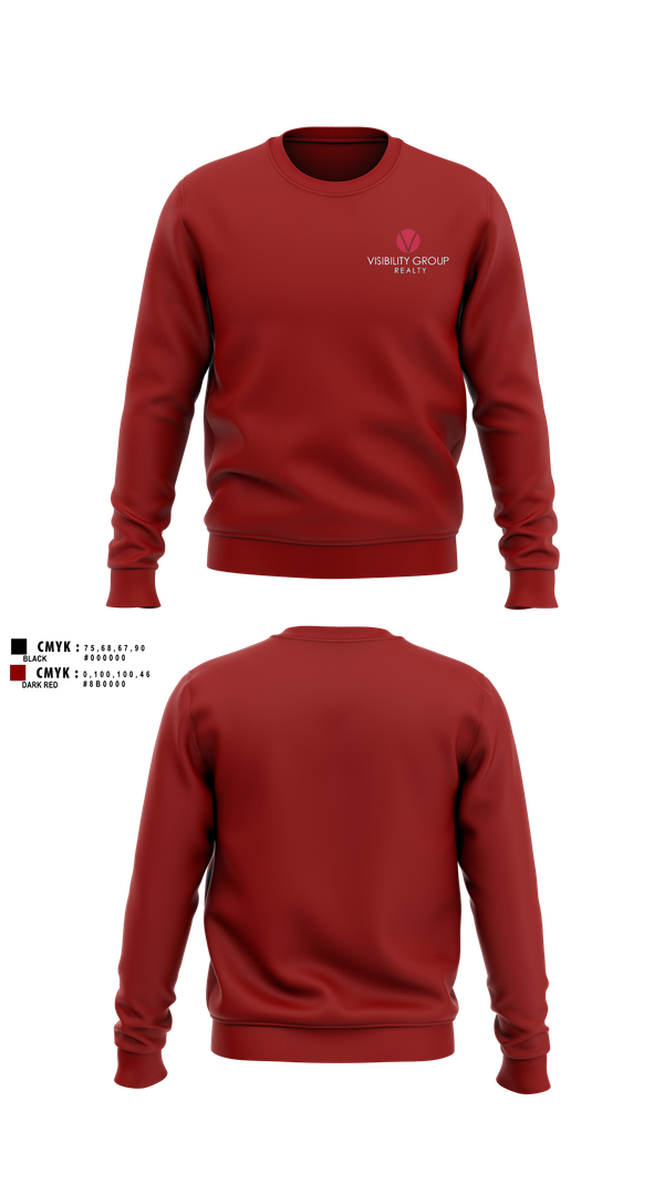 Crew Neck Sweatshirt, Keller Williams realty, , Teamtime, Team time, sublimation, custom sports apparel, team uniforms, spirit wear, spiritwear, sports uniforms, custom shirts, team store, custom team store, fundraiser sports, apparel fundraiser