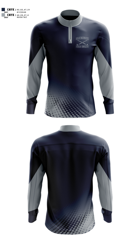 Quarter Zip Jacket, Framingham Field Hockey, Field Hockey, Teamtime, Team time, sublimation, custom sports apparel, team uniforms, spirit wear, spiritwear, sports uniforms, custom shirts, team store, custom team store, fundraiser sports, apparel fundraiser