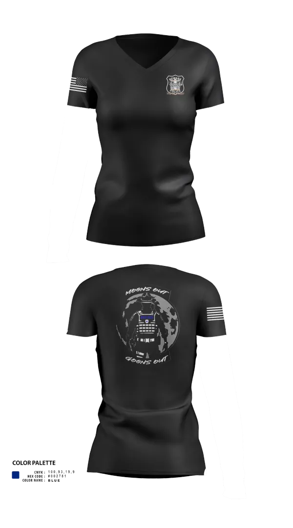 Womens Short Sleeve Vneck Shirt, 4th Precinct, Police, Teamtime, Team time, sublimation, custom sports apparel, team uniforms, spirit wear, spiritwear, sports uniforms, custom shirts, team store, custom team store, fundraiser sports, apparel fundraiser