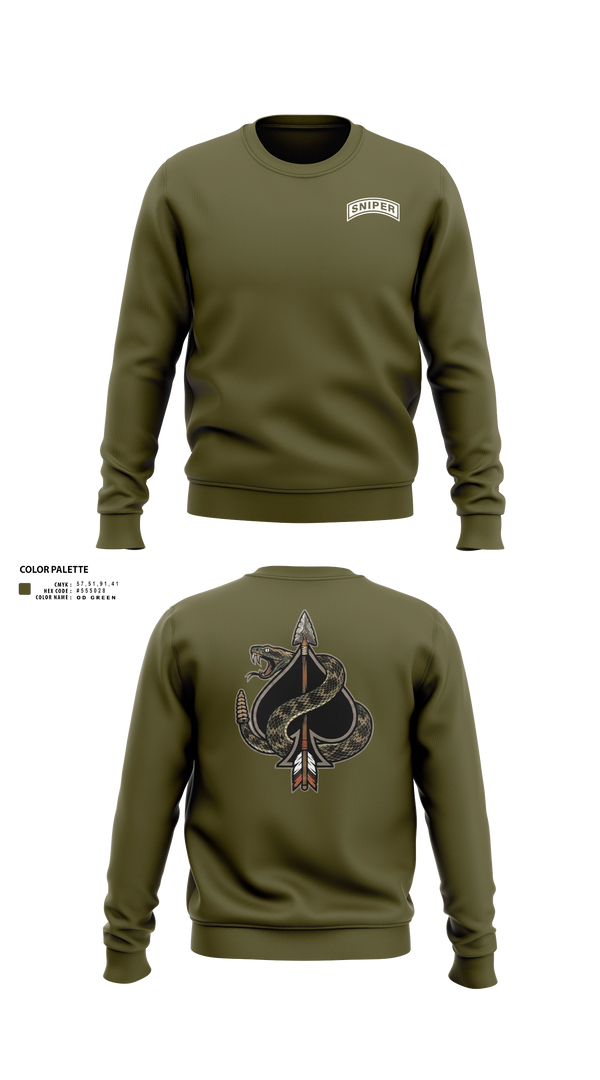 Crew Neck Sweatshirt, 90th Ground Combat Training Squadron, Air Force, Teamtime, Team time, sublimation, custom sports apparel, team uniforms, spirit wear, spiritwear, sports uniforms, custom shirts, team store, custom team store, fundraiser sports, apparel fundraiser