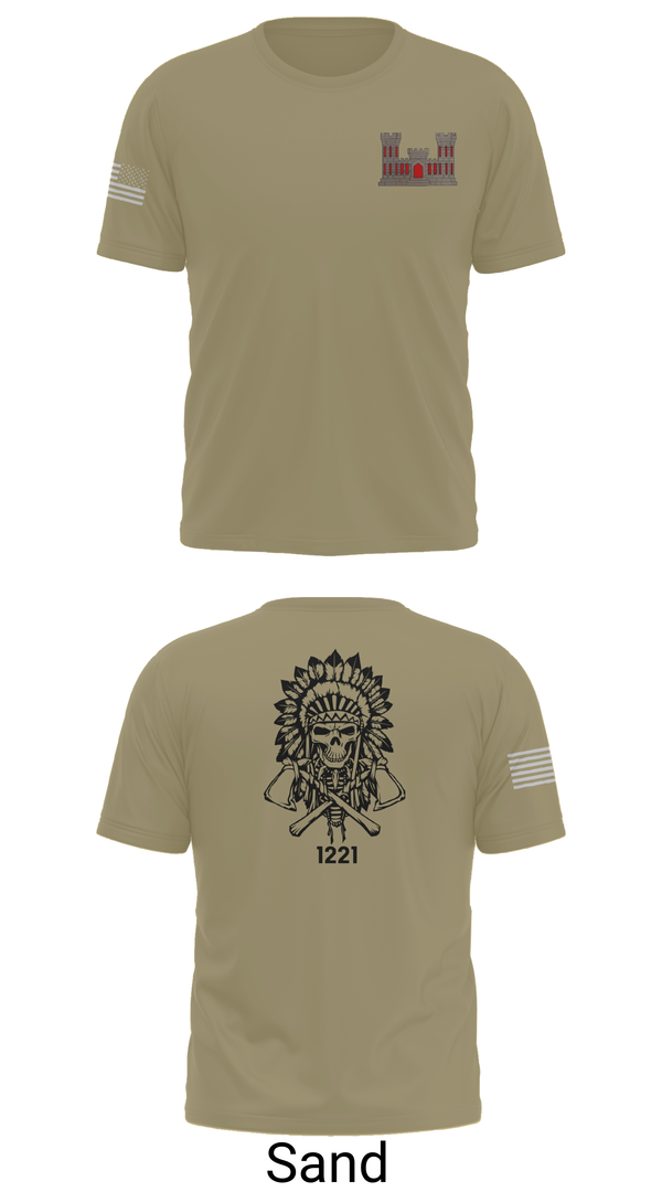Short Sleeve Performance Shirt, 1221st Route Clearance Co., National Guard, Teamtime, Team time, sublimation, custom sports apparel, team uniforms, spirit wear, spiritwear, sports uniforms, custom shirts, team store, custom team store, fundraiser sports, apparel fundraiser