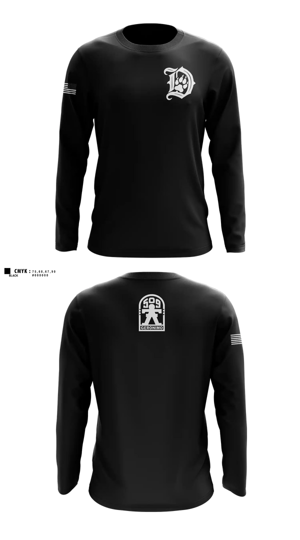 Long Sleeve Performance Shirt, Dog co 3G, Army, Teamtime, Team time, sublimation, custom sports apparel, team uniforms, spirit wear, spiritwear, sports uniforms, custom shirts, team store, custom team store, fundraiser sports, apparel fundraiser