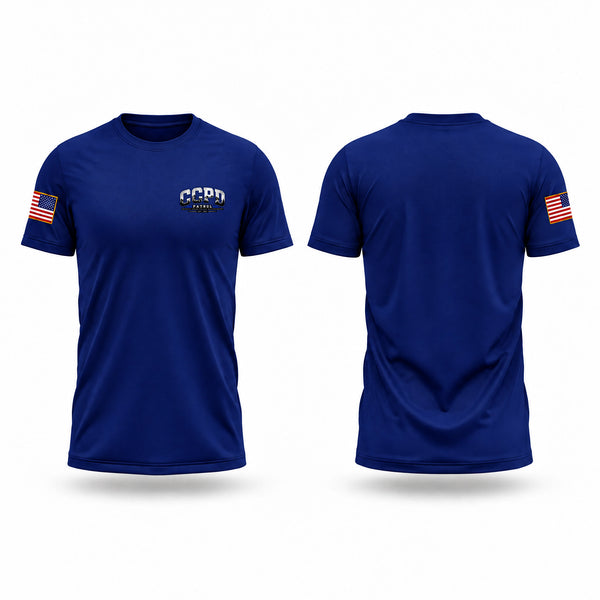 Old School Cotton Feel Shirt, CCPD, Police, Teamtime, Team time, sublimation, custom sports apparel, team uniforms, spirit wear, spiritwear, sports uniforms, custom shirts, team store, custom team store, fundraiser sports, apparel fundraiser