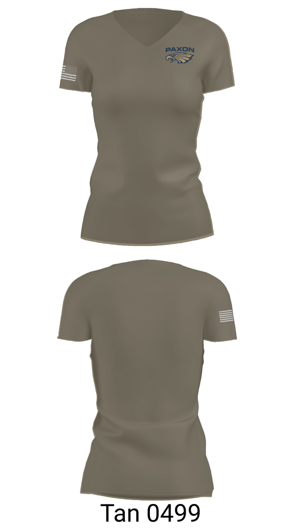Womens Short Sleeve Vneck Shirt, Golden Eagle Battalion, Army, Teamtime, Team time, sublimation, custom sports apparel, team uniforms, spirit wear, spiritwear, sports uniforms, custom shirts, team store, custom team store, fundraiser sports, apparel fundraiser