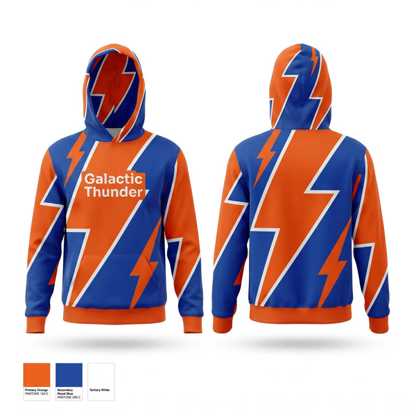 Hoodie, Galactic Thunder, Men's Soccer, Teamtime, Team time, sublimation, custom sports apparel, team uniforms, spirit wear, spiritwear, sports uniforms, custom shirts, team store, custom team store, fundraiser sports, apparel fundraiser
