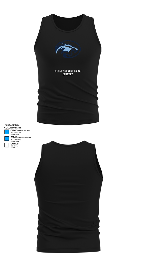 Tank Top, Wesley Chapel Cross Country, Cross Country, Teamtime, Team time, sublimation, custom sports apparel, team uniforms, spirit wear, spiritwear, sports uniforms, custom shirts, team store, custom team store, fundraiser sports, apparel fundraiser