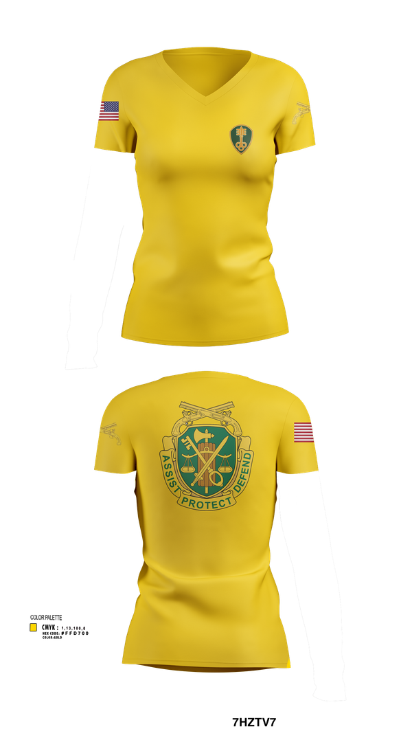 Womens Short Sleeve Vneck Shirt, 785th Military Police Battalion, , Teamtime, Team time, sublimation, custom sports apparel, team uniforms, spirit wear, spiritwear, sports uniforms, custom shirts, team store, custom team store, fundraiser sports, apparel fundraiser