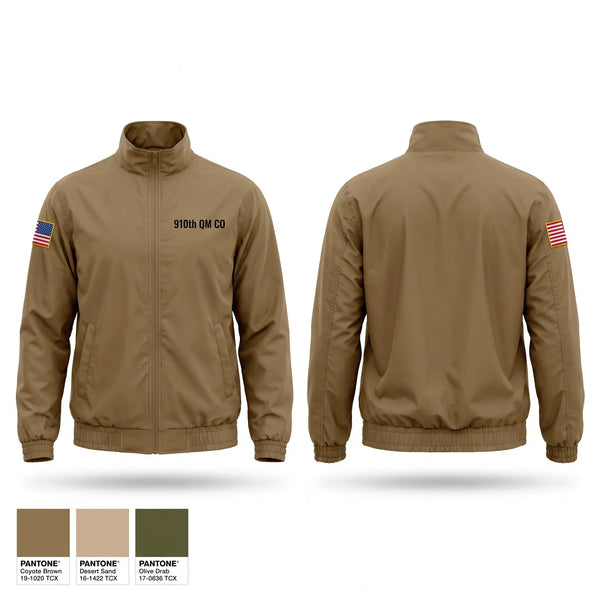 Windbreaker, 910th QM CO, Army, Teamtime, Team time, sublimation, custom sports apparel, team uniforms, spirit wear, spiritwear, sports uniforms, custom shirts, team store, custom team store, fundraiser sports, apparel fundraiser
