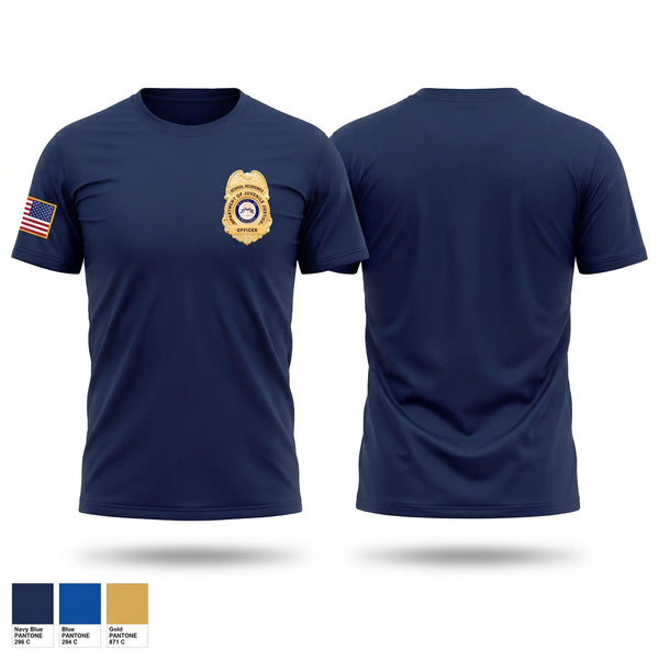 Old School Cotton Feel Shirt, Office of School Safety, Police, Teamtime, Team time, sublimation, custom sports apparel, team uniforms, spirit wear, spiritwear, sports uniforms, custom shirts, team store, custom team store, fundraiser sports, apparel fundraiser