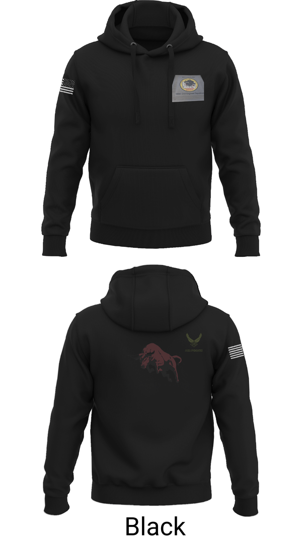 Hoodie, 189th Civil Engineering, Air Force, Teamtime, Team time, sublimation, custom sports apparel, team uniforms, spirit wear, spiritwear, sports uniforms, custom shirts, team store, custom team store, fundraiser sports, apparel fundraiser