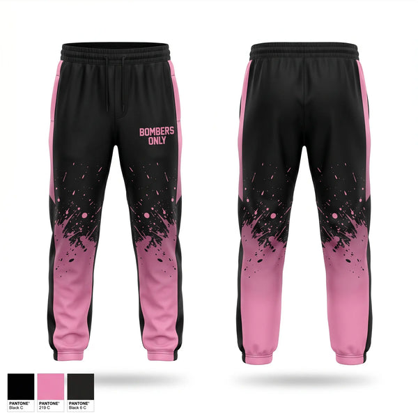Sweatpants, BOMBERS, Baseball, Teamtime, Team time, sublimation, custom sports apparel, team uniforms, spirit wear, spiritwear, sports uniforms, custom shirts, team store, custom team store, fundraiser sports, apparel fundraiser