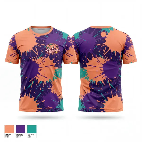 Short Sleeve Performance Shirt, Pike County Peaches, Softball, Teamtime, Team time, sublimation, custom sports apparel, team uniforms, spirit wear, spiritwear, sports uniforms, custom shirts, team store, custom team store, fundraiser sports, apparel fundraiser