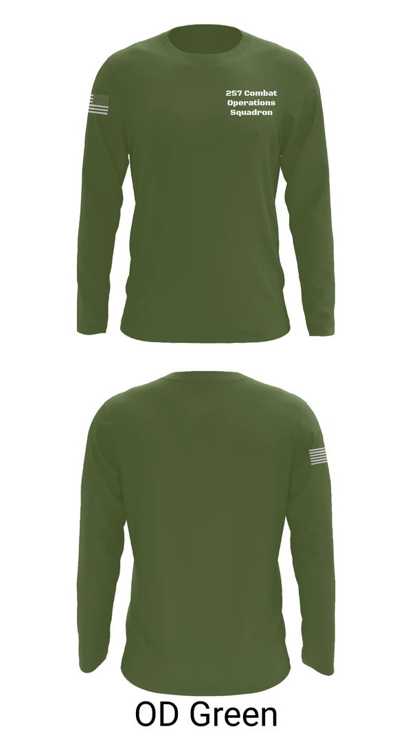 Long Sleeve Performance Shirt, 257 Combat Operations Squadron, , Teamtime, Team time, sublimation, custom sports apparel, team uniforms, spirit wear, spiritwear, sports uniforms, custom shirts, team store, custom team store, fundraiser sports, apparel fundraiser