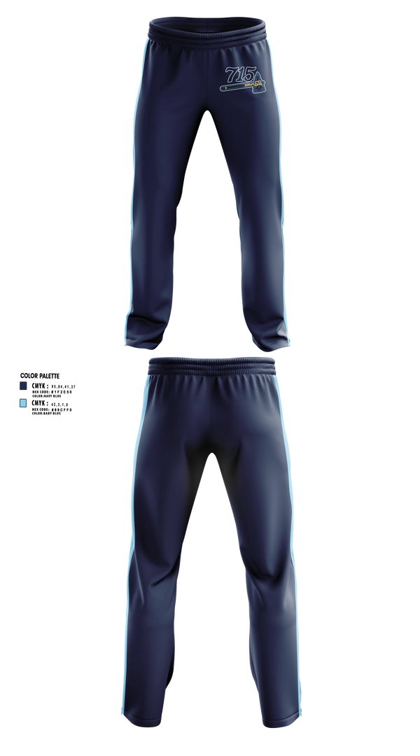 Sweatpants, 715 Hammers, Baseball, Teamtime, Team time, sublimation, custom sports apparel, team uniforms, spirit wear, spiritwear, sports uniforms, custom shirts, team store, custom team store, fundraiser sports, apparel fundraiser