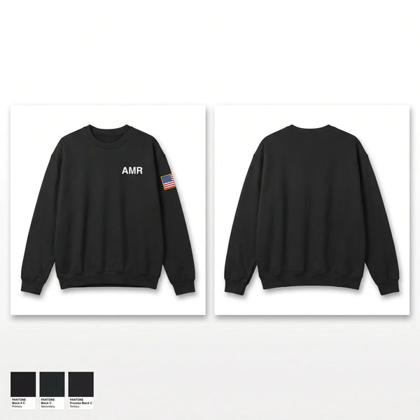 Crew Neck Sweatshirt, AMR, EMS/EMT, Teamtime, Team time, sublimation, custom sports apparel, team uniforms, spirit wear, spiritwear, sports uniforms, custom shirts, team store, custom team store, fundraiser sports, apparel fundraiser
