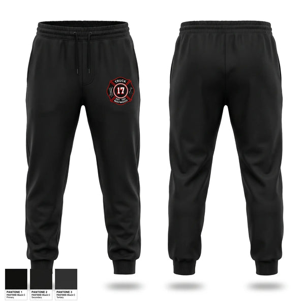 Sweatpants, Truck 17, Fire Department, Teamtime, Team time, sublimation, custom sports apparel, team uniforms, spirit wear, spiritwear, sports uniforms, custom shirts, team store, custom team store, fundraiser sports, apparel fundraiser