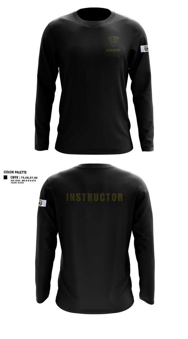 Long Sleeve Performance Shirt, State Police, Police, Teamtime, Team time, sublimation, custom sports apparel, team uniforms, spirit wear, spiritwear, sports uniforms, custom shirts, team store, custom team store, fundraiser sports, apparel fundraiser