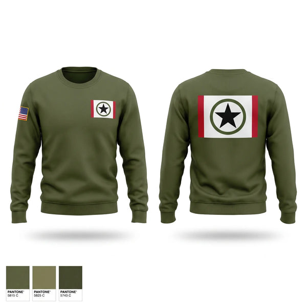 Crew Neck Sweatshirt, The Clays, Army, Teamtime, Team time, sublimation, custom sports apparel, team uniforms, spirit wear, spiritwear, sports uniforms, custom shirts, team store, custom team store, fundraiser sports, apparel fundraiser