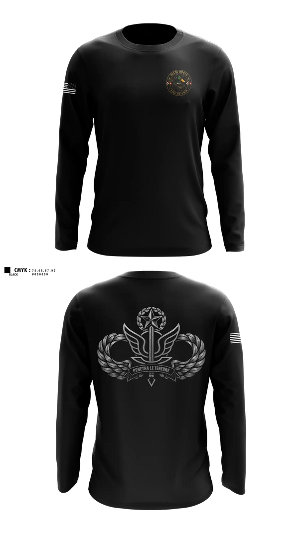 Long Sleeve Performance Shirt, 112th SIG BN (SO)(A), Army, Teamtime, Team time, sublimation, custom sports apparel, team uniforms, spirit wear, spiritwear, sports uniforms, custom shirts, team store, custom team store, fundraiser sports, apparel fundraiser