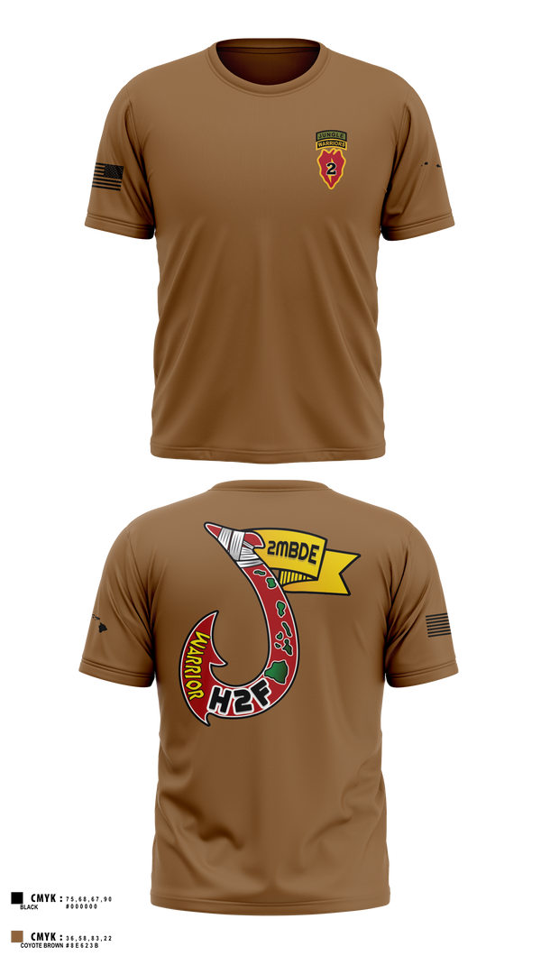 Short Sleeve Performance Shirt, H2F, 2nd Mobile Brigade, 25th Infantry Division, Army, Teamtime, Team time, sublimation, custom sports apparel, team uniforms, spirit wear, spiritwear, sports uniforms, custom shirts, team store, custom team store, fundraiser sports, apparel fundraiser