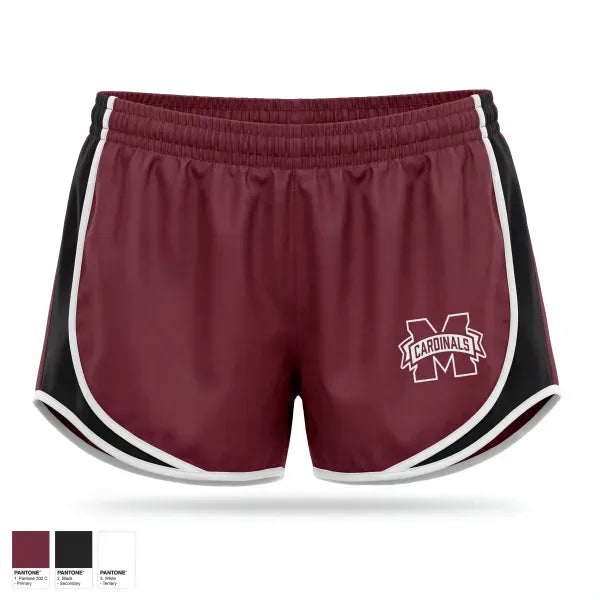 Womens Shorts, Maud Cardinals, Baseball, Teamtime, Team time, sublimation, custom sports apparel, team uniforms, spirit wear, spiritwear, sports uniforms, custom shirts, team store, custom team store, fundraiser sports, apparel fundraiser