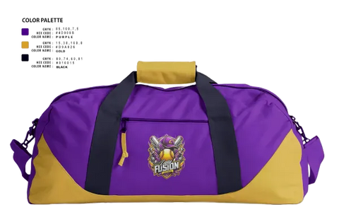 Duffle Bag, Lady Fusion, Softball, Teamtime, Team time, sublimation, custom sports apparel, team uniforms, spirit wear, spiritwear, sports uniforms, custom shirts, team store, custom team store, fundraiser sports, apparel fundraiser