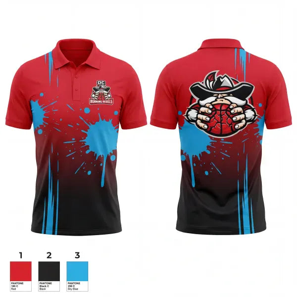 Short Sleeve Performance Polo, DCRR, Men's Basketball, Teamtime, Team time, sublimation, custom sports apparel, team uniforms, spirit wear, spiritwear, sports uniforms, custom shirts, team store, custom team store, fundraiser sports, apparel fundraiser