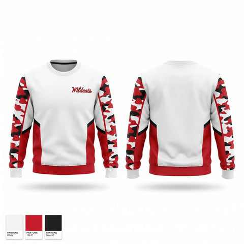Crew Neck Sweatshirt, Wildcats, , Teamtime, Team time, sublimation, custom sports apparel, team uniforms, spirit wear, spiritwear, sports uniforms, custom shirts, team store, custom team store, fundraiser sports, apparel fundraiser