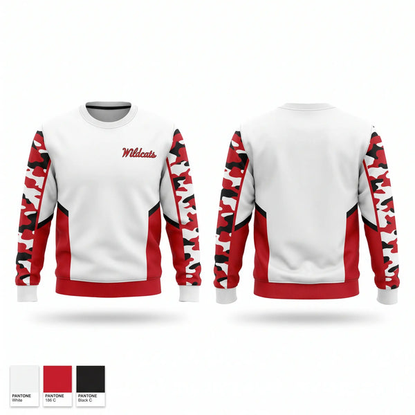 Crew Neck Sweatshirt, Wildcats, , Teamtime, Team time, sublimation, custom sports apparel, team uniforms, spirit wear, spiritwear, sports uniforms, custom shirts, team store, custom team store, fundraiser sports, apparel fundraiser