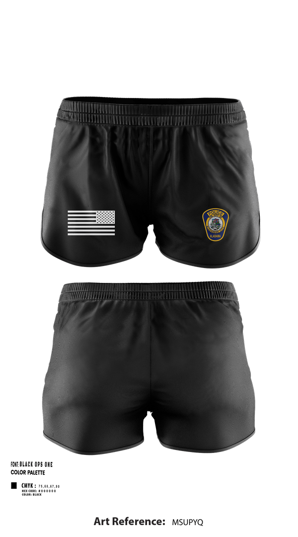 Ranger Panties, Alexander City Police Department, Police, Teamtime, Team time, sublimation, custom sports apparel, team uniforms, spirit wear, spiritwear, sports uniforms, custom shirts, team store, custom team store, fundraiser sports, apparel fundraiser