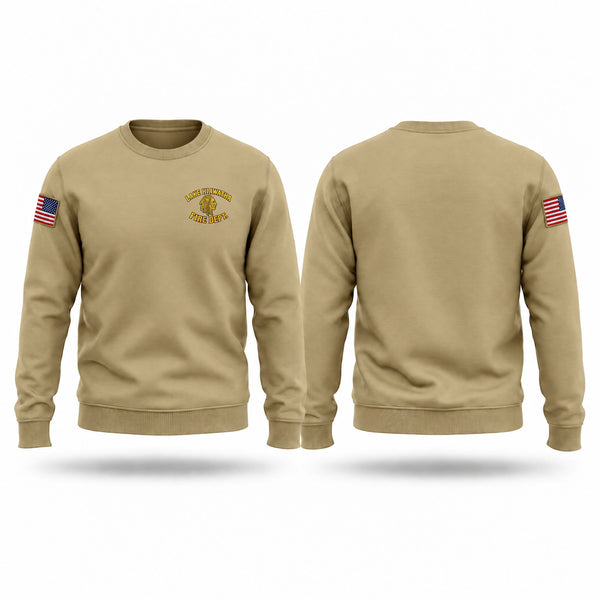 Crew Neck Sweatshirt, Lake Hiawatha fire department, Fire Department, Teamtime, Team time, sublimation, custom sports apparel, team uniforms, spirit wear, spiritwear, sports uniforms, custom shirts, team store, custom team store, fundraiser sports, apparel fundraiser
