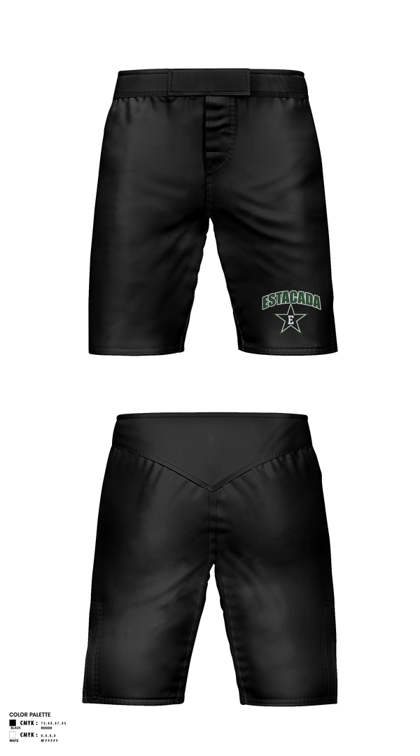 Fight Shorts, Estacada High School Wrestling, Wrestling, Teamtime, Team time, sublimation, custom sports apparel, team uniforms, spirit wear, spiritwear, sports uniforms, custom shirts, team store, custom team store, fundraiser sports, apparel fundraiser