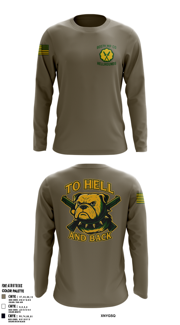 Long Sleeve Performance Shirt, 805th military police company, , Teamtime, Team time, sublimation, custom sports apparel, team uniforms, spirit wear, spiritwear, sports uniforms, custom shirts, team store, custom team store, fundraiser sports, apparel fundraiser