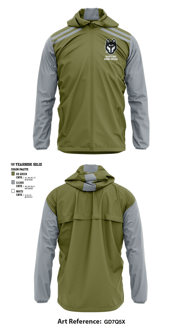 Windbreaker, Hartford, Men's Soccer, Teamtime, Team time, sublimation, custom sports apparel, team uniforms, spirit wear, spiritwear, sports uniforms, custom shirts, team store, custom team store, fundraiser sports, apparel fundraiser